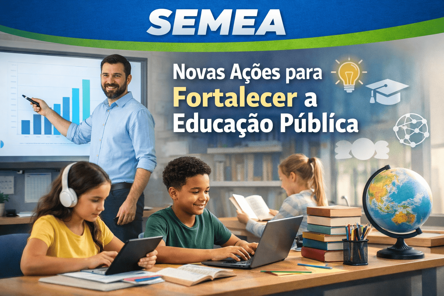 SEMEA lança novas ações para fortalecer a educação pública em 2026